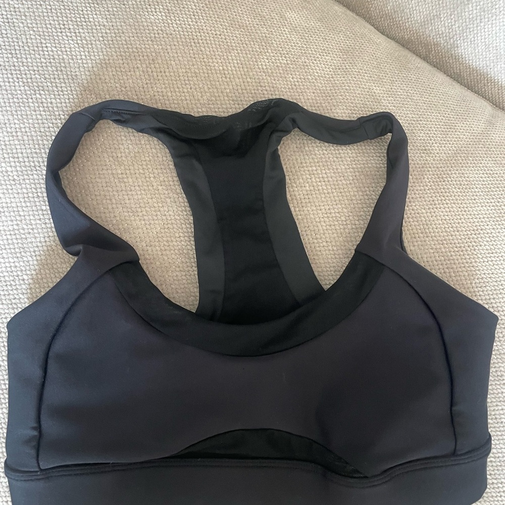 ALO Yoga Black Racerback Sports Bra